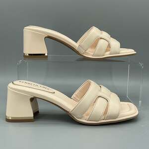 NEW Kenneth Cole Women’s Harper Open Toe Sandals Beige Size 7M